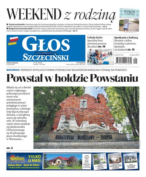 e-prasa: Głos Dziennik Pomorza - Szczecin – e-wydanie – 181/2023