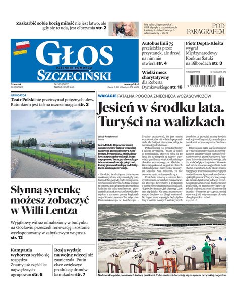 e-prasa: Głos Dziennik Pomorza - Szczecin – e-wydanie – 185/2023