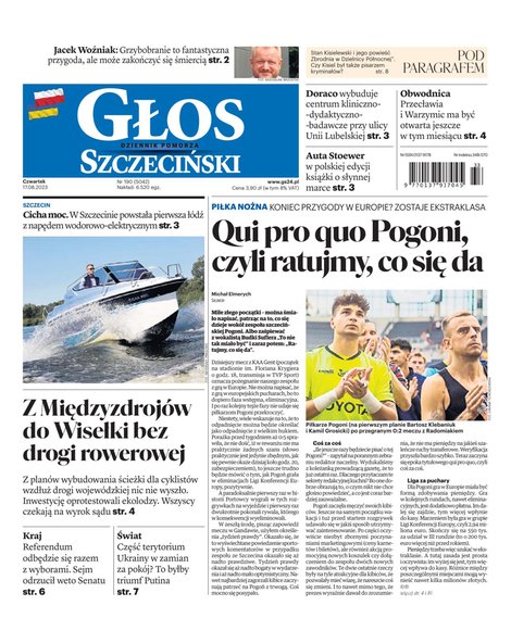 e-prasa: Głos Dziennik Pomorza - Szczecin – e-wydanie – 190/2023