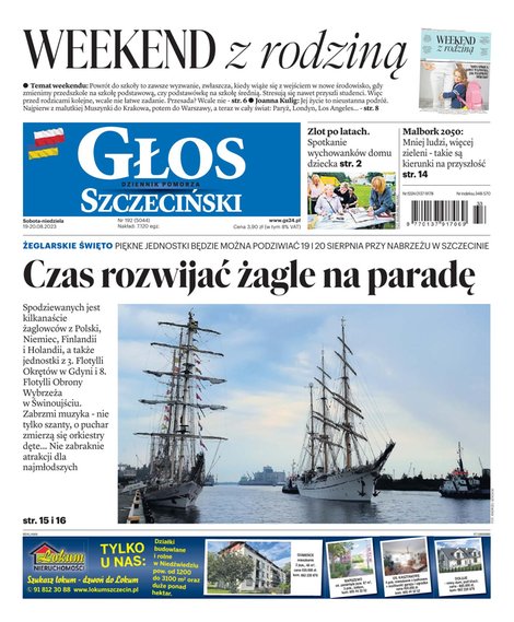 e-prasa: Głos Dziennik Pomorza - Szczecin – e-wydanie – 192/2023