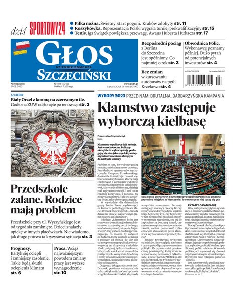 e-prasa: Głos Dziennik Pomorza - Szczecin – e-wydanie – 193/2023