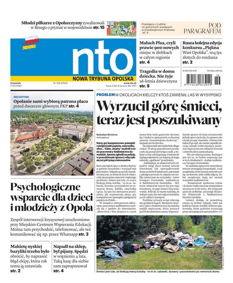 e-prasa: Nowa Trybuna Opolska – e-wydanie – 108/2023