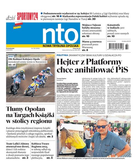e-prasa: Nowa Trybuna Opolska – e-wydanie – 129/2023