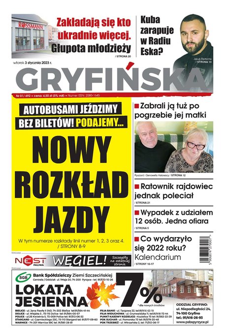 e-prasa: Gazeta Gryfińska – e-wydawnia – 1/2023