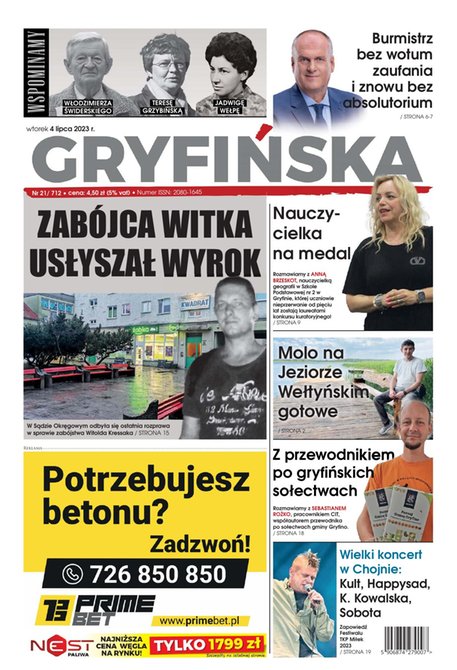 e-prasa: Gazeta Gryfińska – e-wydawnia – 21/2023