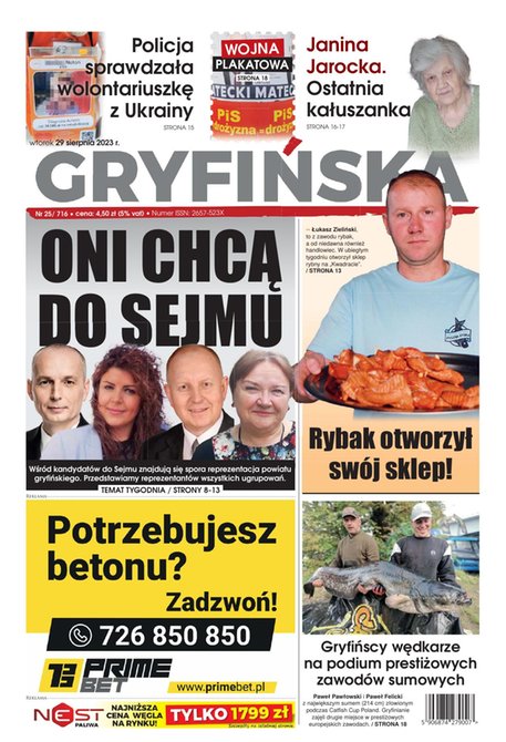 e-prasa: Gazeta Gryfińska – e-wydawnia – 25/2023