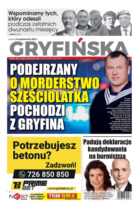 e-prasa: Gazeta Gryfińska – e-wydawnia – 29/2023