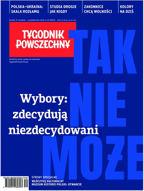 e-prasa: Tygodnik Powszechny – e-wydanie – 40/2023