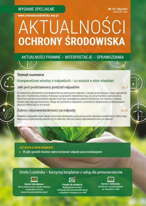 e-prasa: Aktualności ochrony środowiska - Numer specjalny – e-wydanie