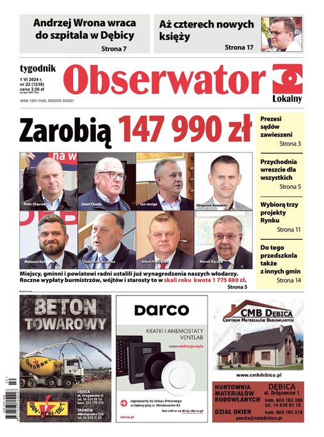 e-prasa: Obserwator Lokalny – e-wydania – 22/2024