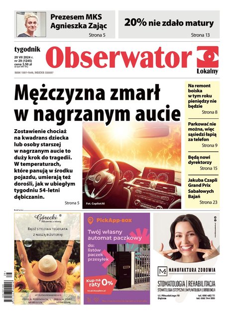 e-prasa: Obserwator Lokalny – e-wydania – 29/2024