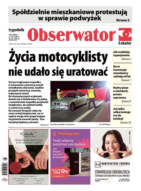 e-prasa: Obserwator Lokalny – e-wydania – 45/2024