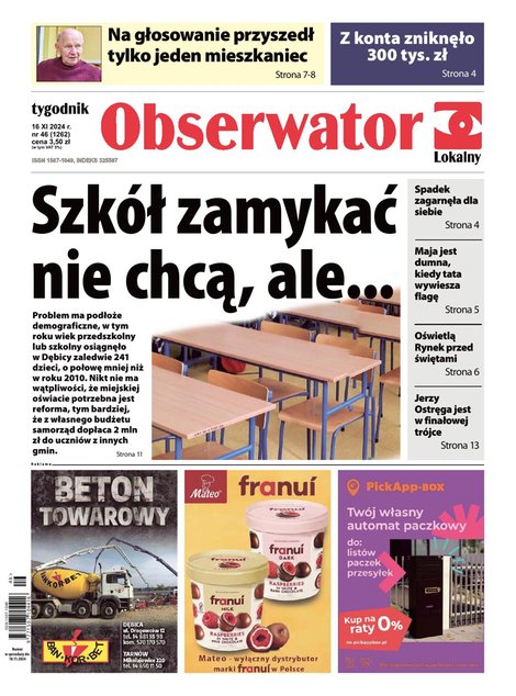 e-prasa: Obserwator Lokalny – e-wydania – 46/2024