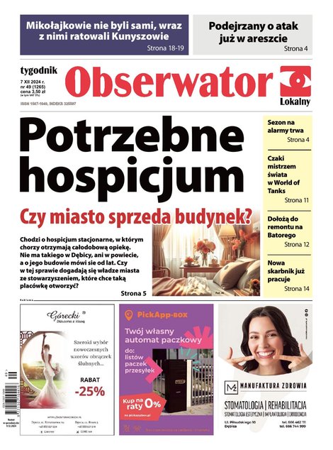 e-prasa: Obserwator Lokalny – e-wydania – 49/2024