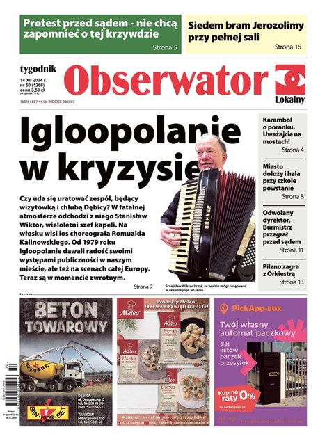 e-prasa: Obserwator Lokalny – e-wydania – 50/2024