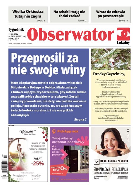 e-prasa: Obserwator Lokalny – e-wydania – 51-52/2024