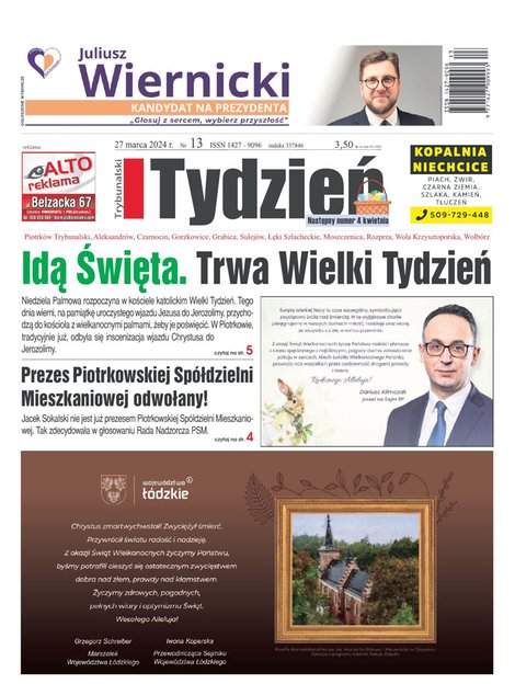 e-prasa: Tydzień Trybunalski – e-wydania – 13/2024