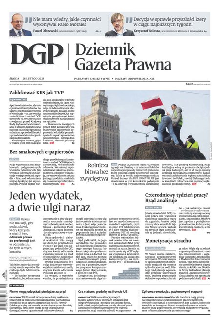 e-prasa: Dziennik Gazeta Prawna – e-wydanie – 42/2024
