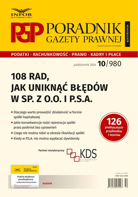 e-prasa: Poradnik Gazety Prawnej – e-wydanie – 10/2024
