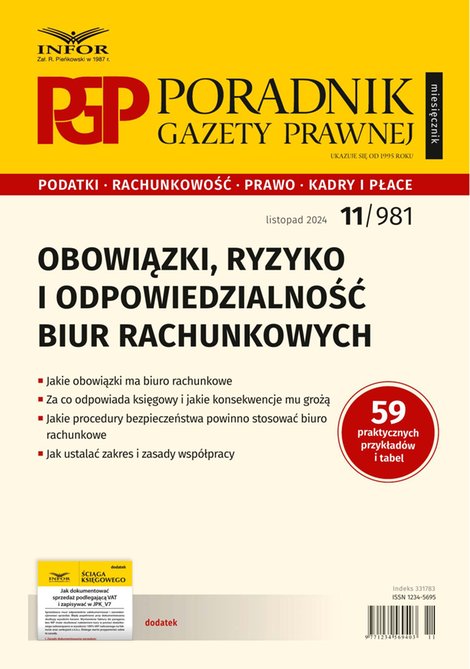 e-prasa: Poradnik Gazety Prawnej – e-wydanie – 11/2024