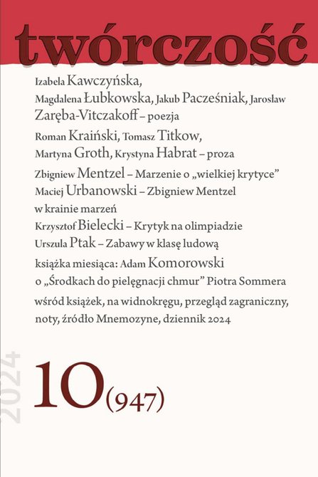 e-prasa: Twórczość – e-wydanie – 10/2024