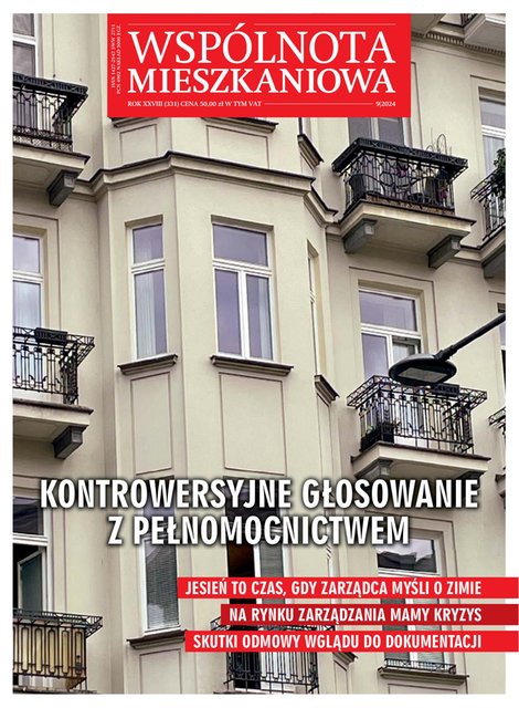 e-prasa: Wspólnota Mieszkaniowa – e-wydania – 9/2024