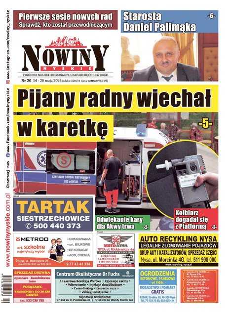 e-prasa: Nowiny Nyskie – e-wydania – 20/2024