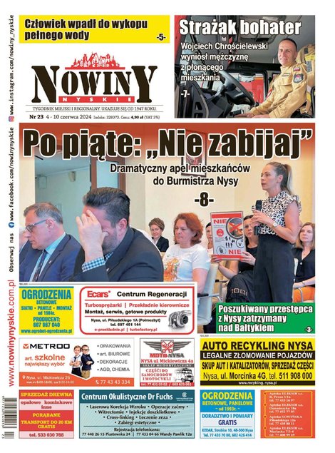 e-prasa: Nowiny Nyskie – e-wydania – 23/2024