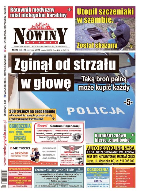 e-prasa: Nowiny Nyskie – e-wydania – 25/2024