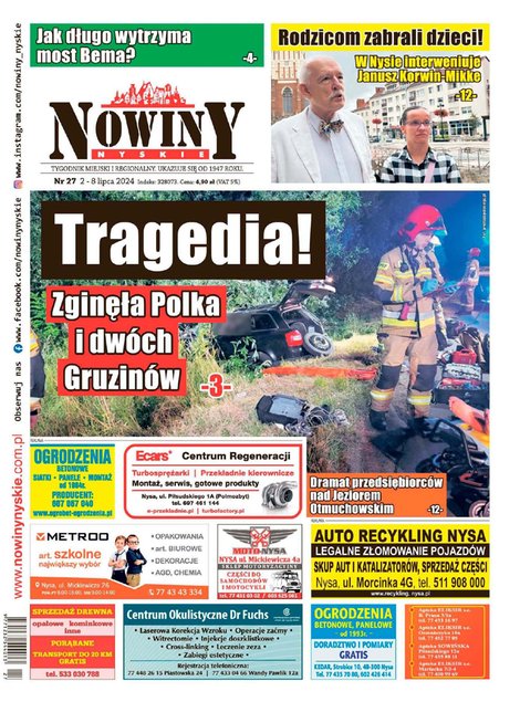e-prasa: Nowiny Nyskie – e-wydania – 27/2024
