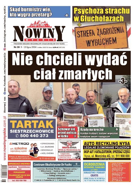 e-prasa: Nowiny Nyskie – e-wydania – 28/2024