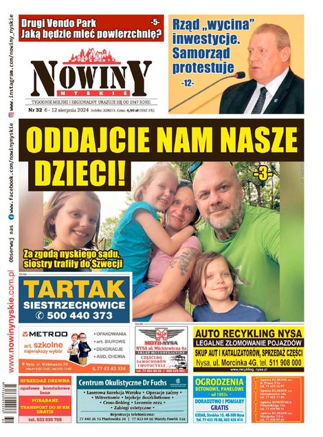 e-prasa: Nowiny Nyskie – e-wydania – 32/2024