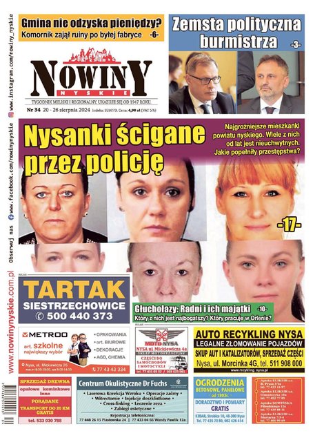 e-prasa: Nowiny Nyskie – e-wydania – 34/2024