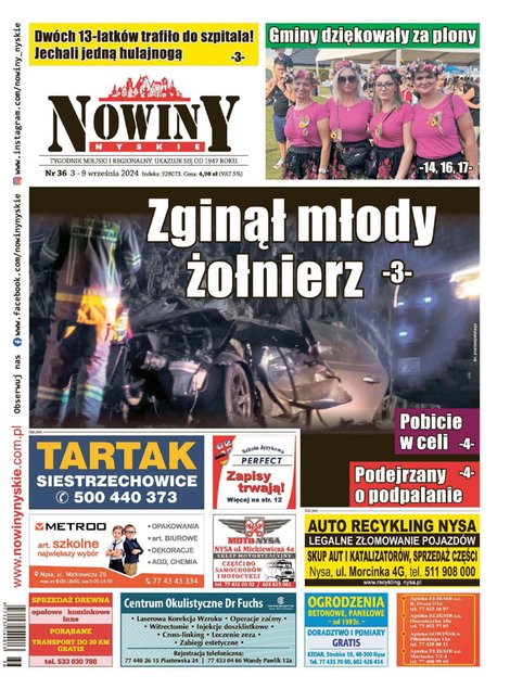 e-prasa: Nowiny Nyskie – e-wydania – 36/2024