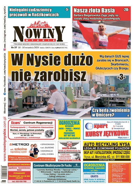e-prasa: Nowiny Nyskie – e-wydania – 37/2024