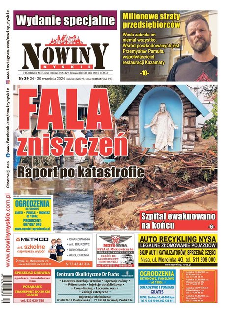 e-prasa: Nowiny Nyskie – e-wydania – 39/2024