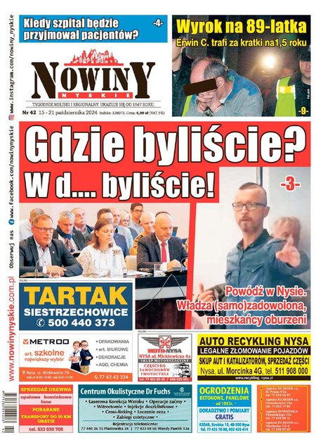 e-prasa: Nowiny Nyskie – e-wydania – 42/2024
