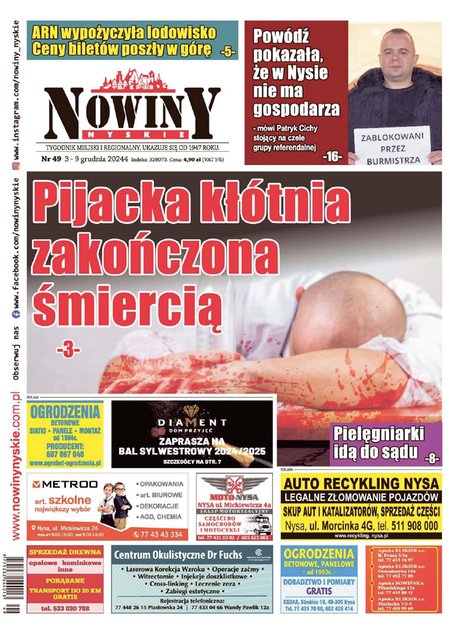e-prasa: Nowiny Nyskie – e-wydania – 49/2024