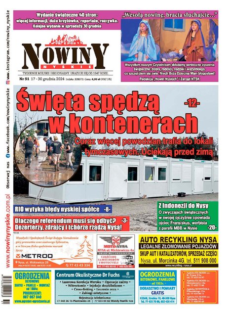 e-prasa: Nowiny Nyskie – e-wydania – 51/2024