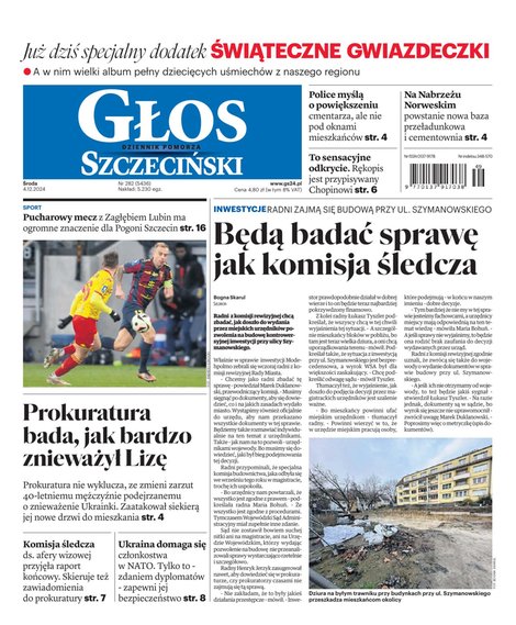 e-prasa: Głos Dziennik Pomorza - Szczecin – e-wydanie – 282/2024