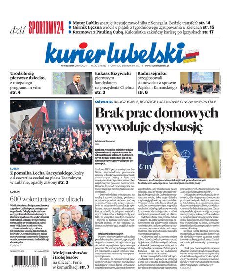 e-prasa: Kurier Lubelski – e-wydanie – 20/2024
