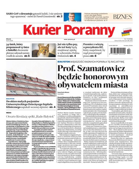 e-prasa: Kurier Poranny – e-wydanie – 11/2024