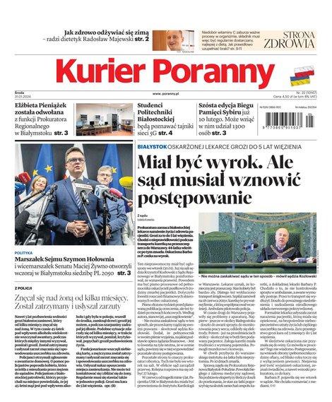 e-prasa: Kurier Poranny – e-wydanie – 22/2024