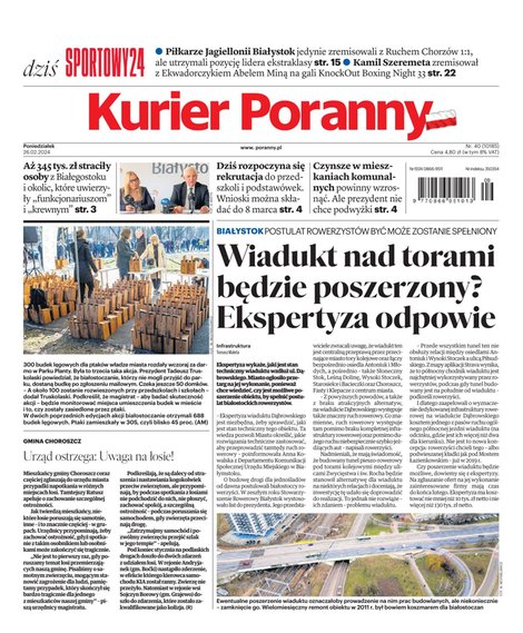 e-prasa: Kurier Poranny – e-wydanie – 40/2024