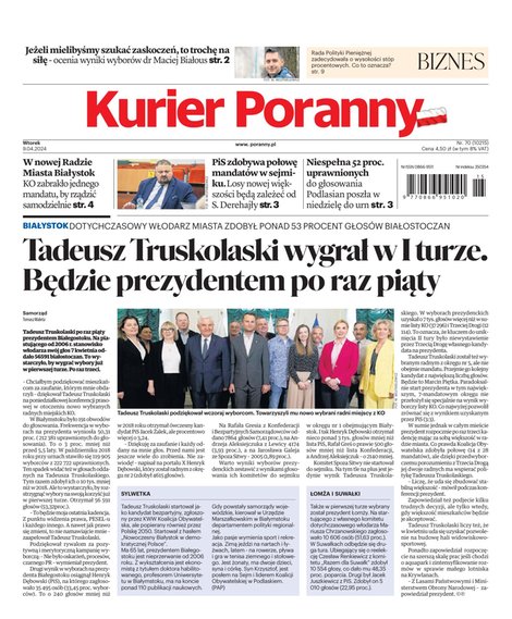 e-prasa: Kurier Poranny – e-wydanie – 70/2024