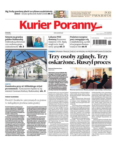 e-prasa: Kurier Poranny – e-wydanie – 72/2024