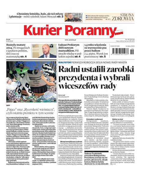 e-prasa: Kurier Poranny – e-wydanie – 89/2024