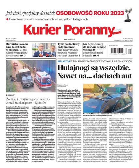 e-prasa: Kurier Poranny – e-wydanie – 104/2024