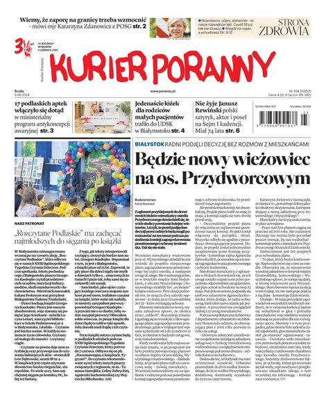 e-prasa: Kurier Poranny – e-wydanie – 108/2024
