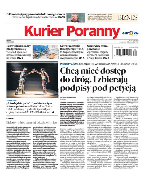 e-prasa: Kurier Poranny – e-wydanie – 117/2024